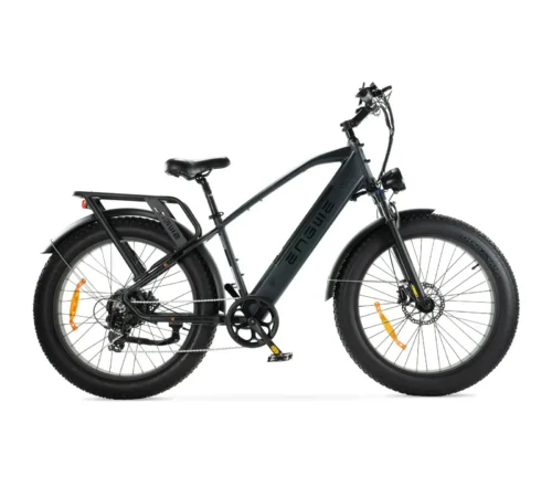 ENGWE E26 Schwarz – Elektrisches Fatbike mit hohem Einstieg